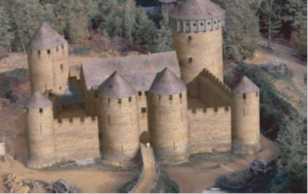 Estimation du château de Guédelon en 2025